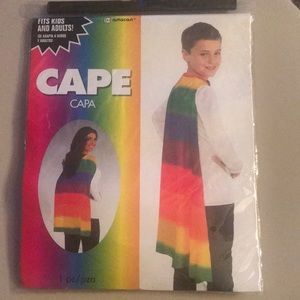 Amscan Rainbow Cape Size Kids and Adults